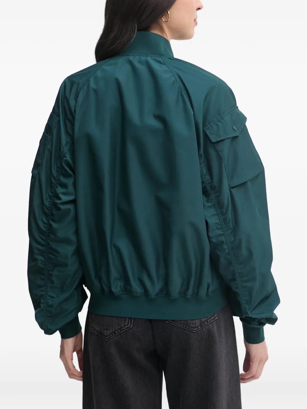 Save The Duck Nora bomberjack met logopatch Groen