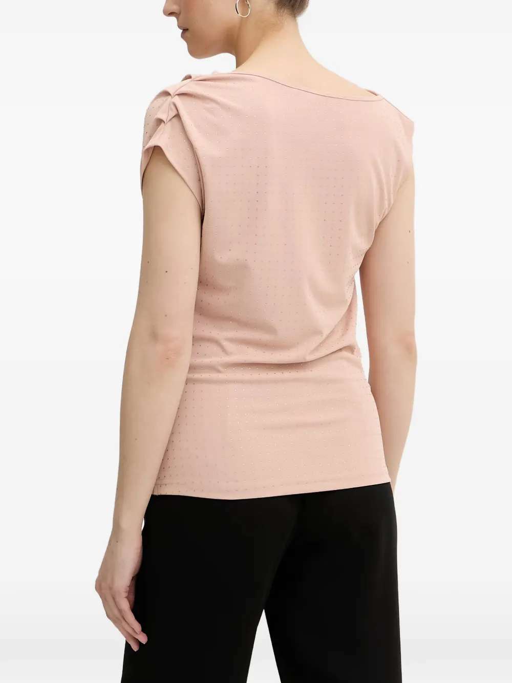 Silvian Heach Raman top met diepe hals en verfraaid met stras Roze
