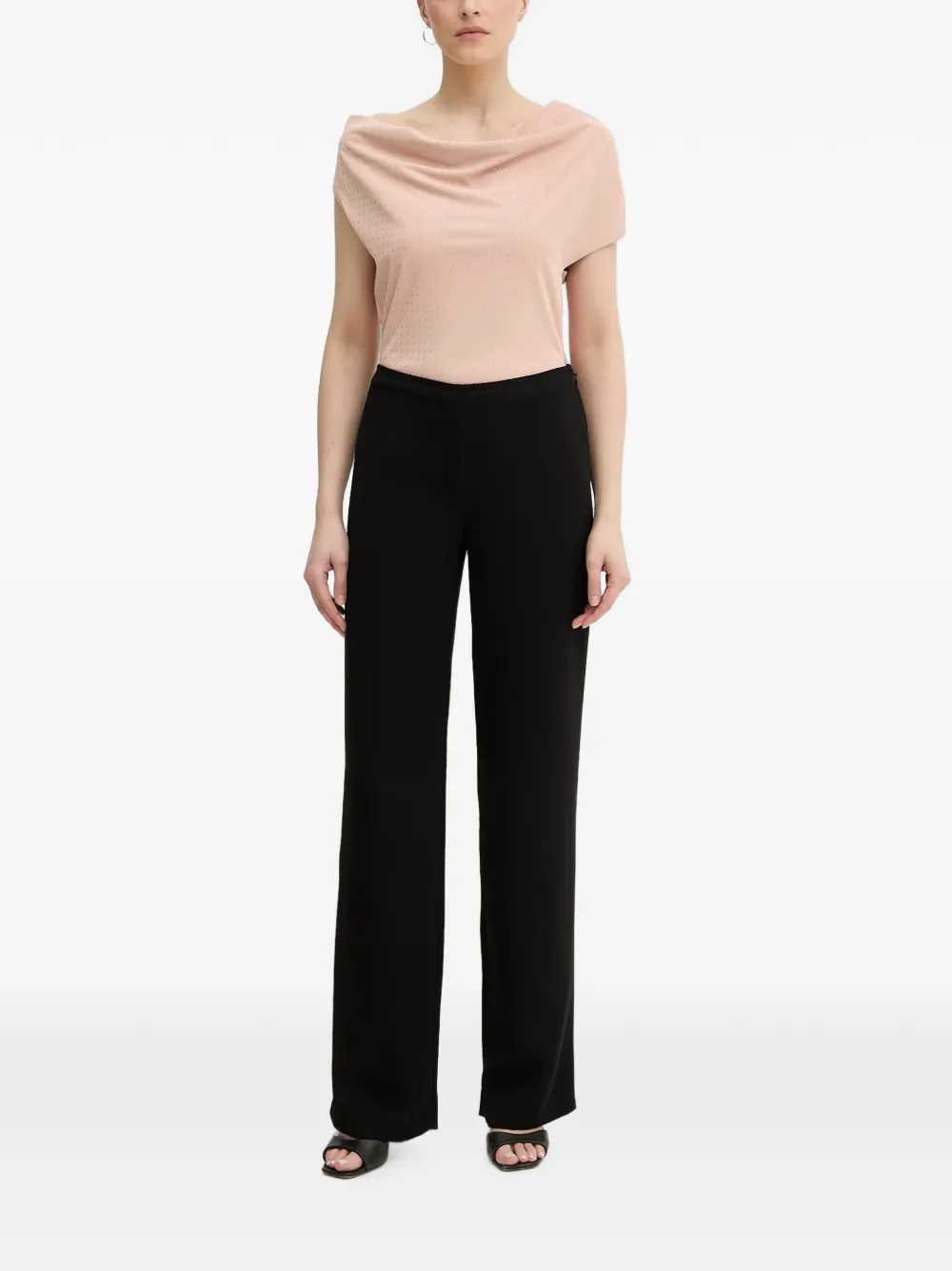 Silvian Heach Raman top met diepe hals en verfraaid met stras Roze