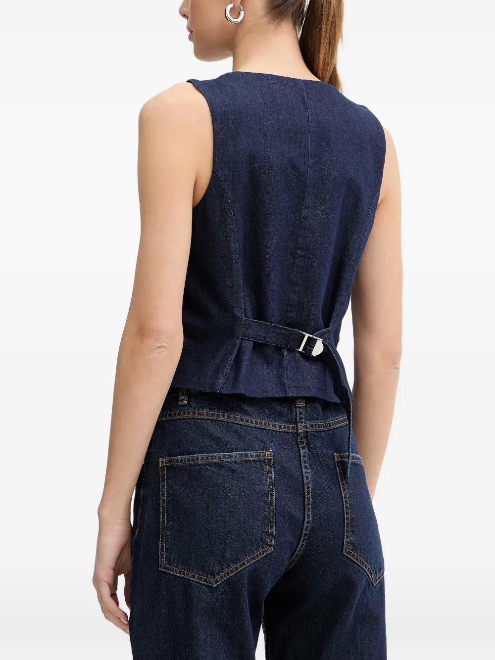 Silvian Heach Gilet met knopen Blauw