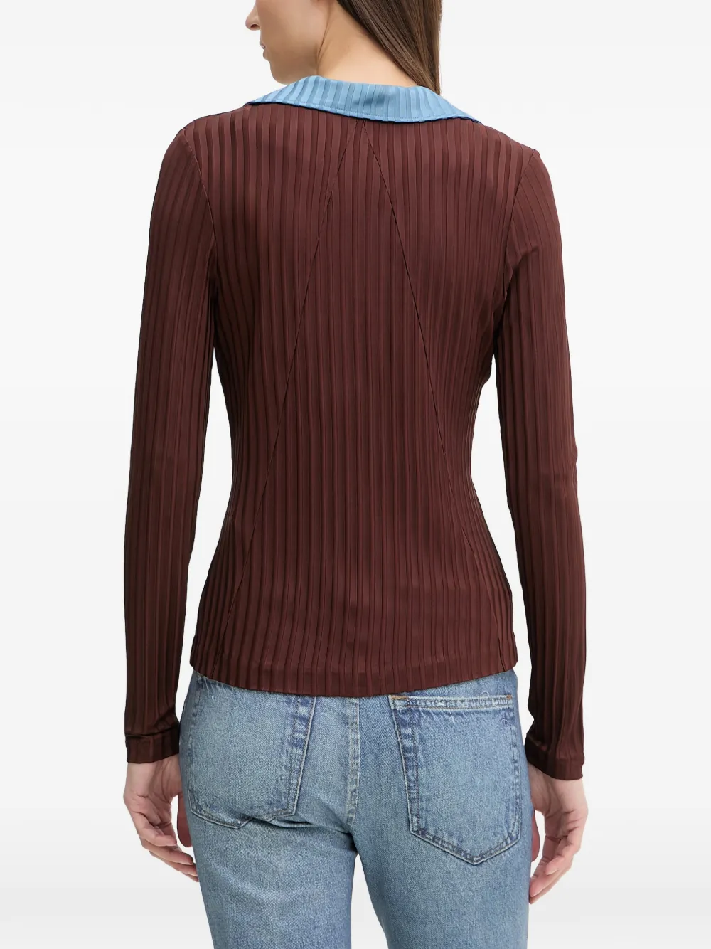 rag & bone Luca top met lange mouwen Bruin
