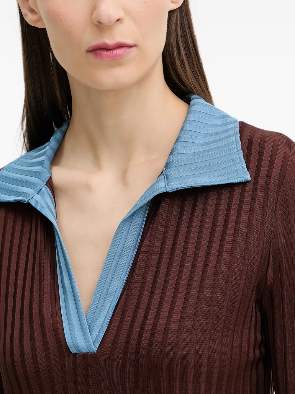 rag & bone Luca top met lange mouwen Bruin