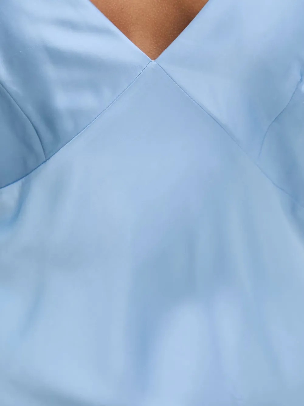 Silvian Heach Satijnen midi-jurk Blauw