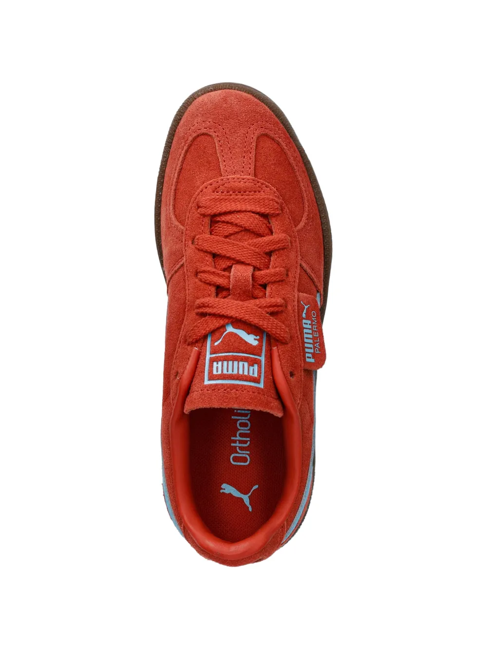 Puma Kids Palermo suede sneakers Rood