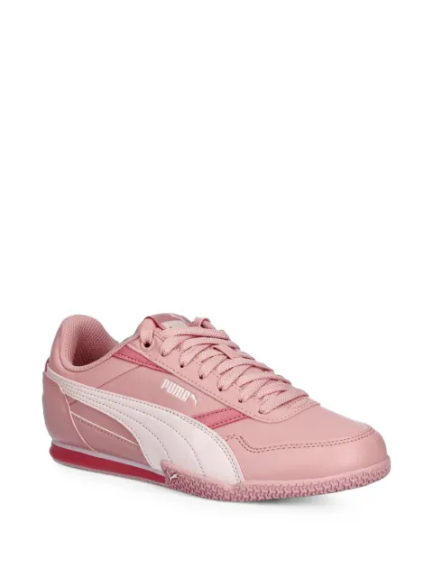 Puma Kids logo-print panelled sneakers