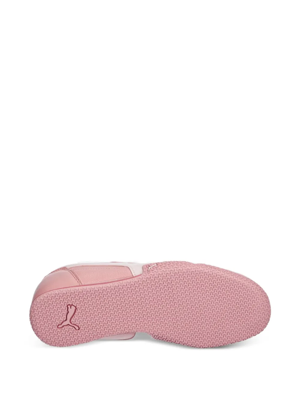 Puma Kids logo-print panelled sneakers Roze
