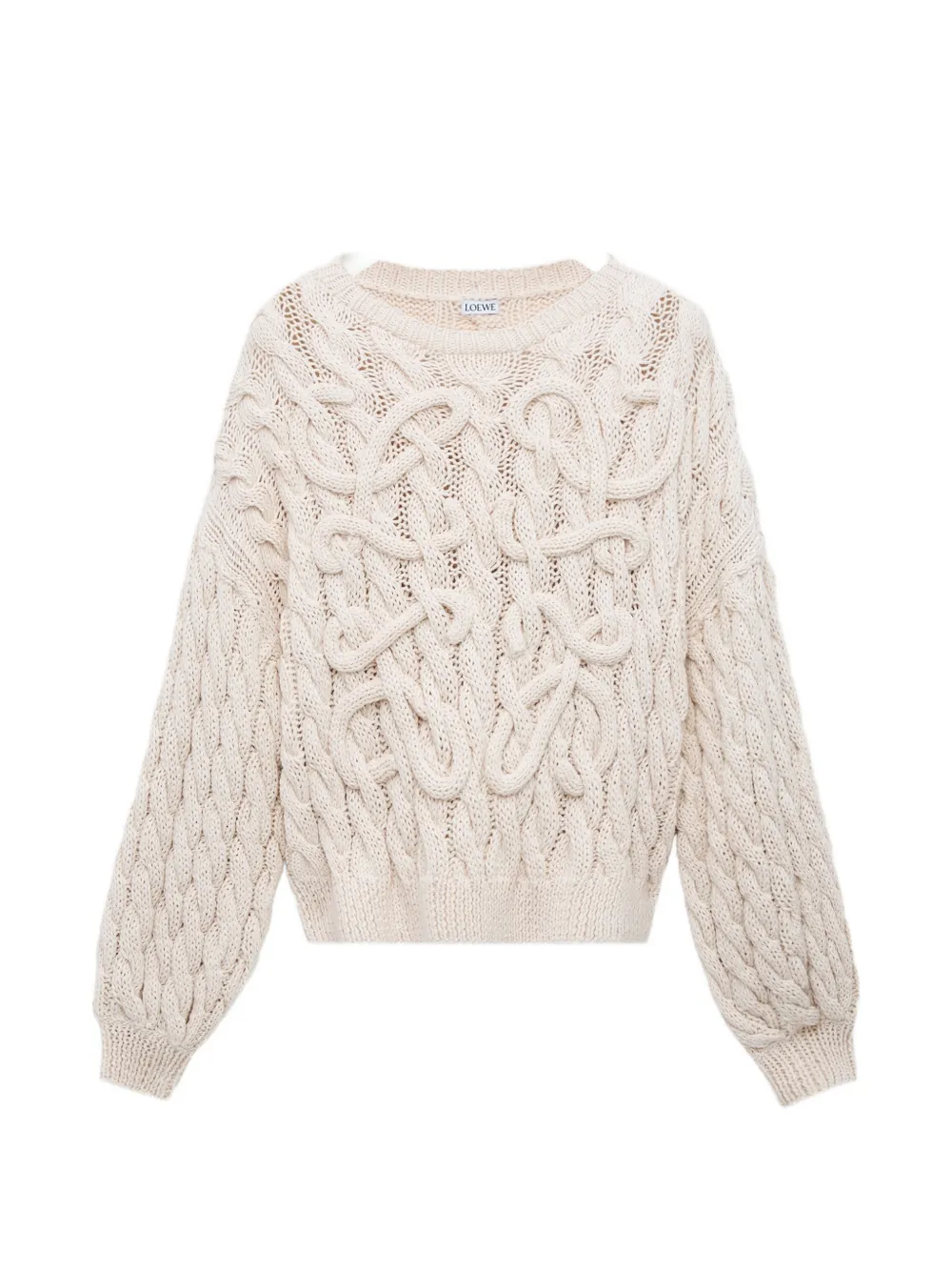 LOEWE Anagram sweater in cotton and wool blend