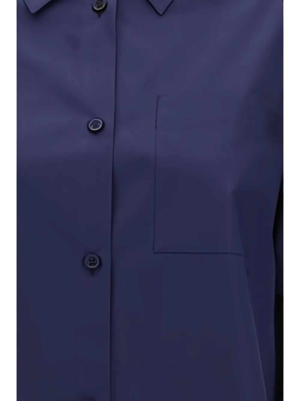 LOEWE Short Sleeve Shirt in Cotton in Blue, view 3