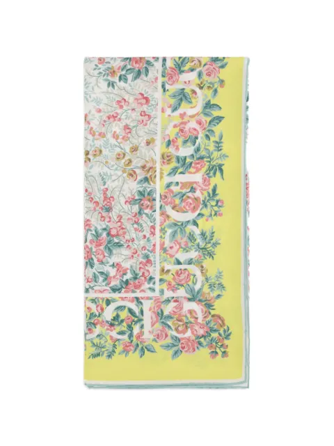 Gucci floral-print silk scarf