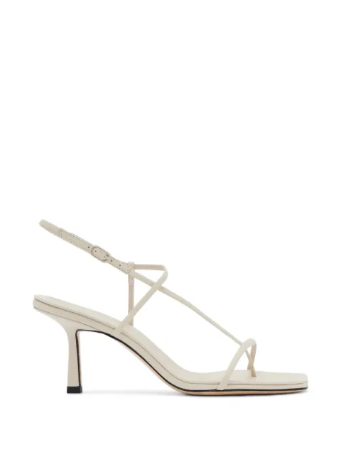 Studio Amelia cross-front leather sandals