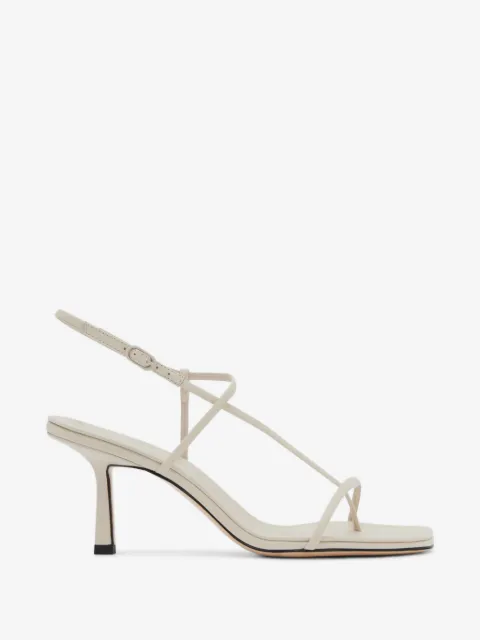 Studio Amelia cross-front leather sandals