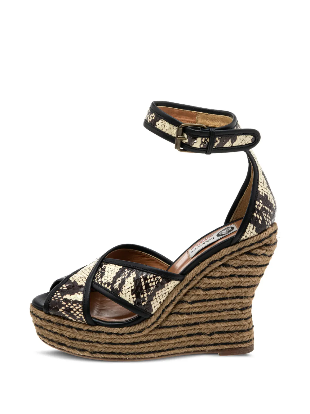 Lanvin Pre-Owned 115mm leather heeled sandals - Toni neutri