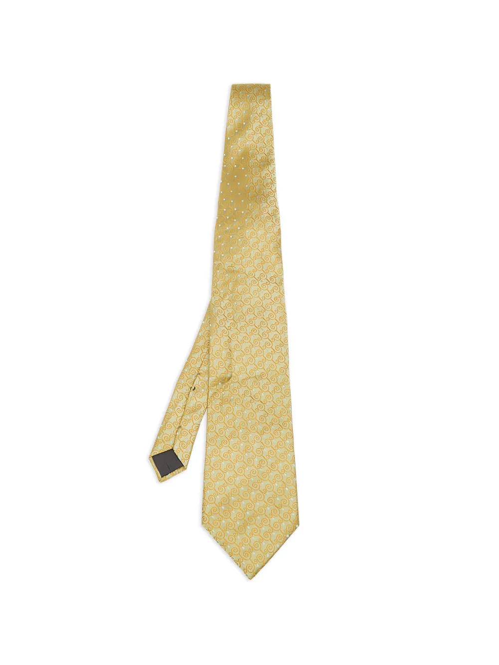 Lanvin Pre-Owned jacquard silk tie - Giallo
