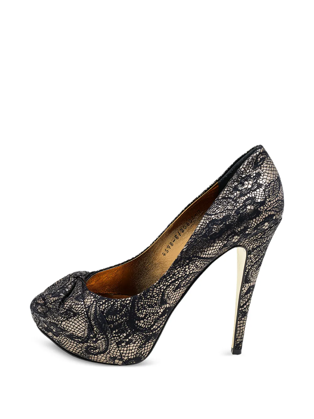 Gina escarpins Gina 135 mm à plateforme - Noir Gina escarpins Gina 135 mm à plateforme - Noir