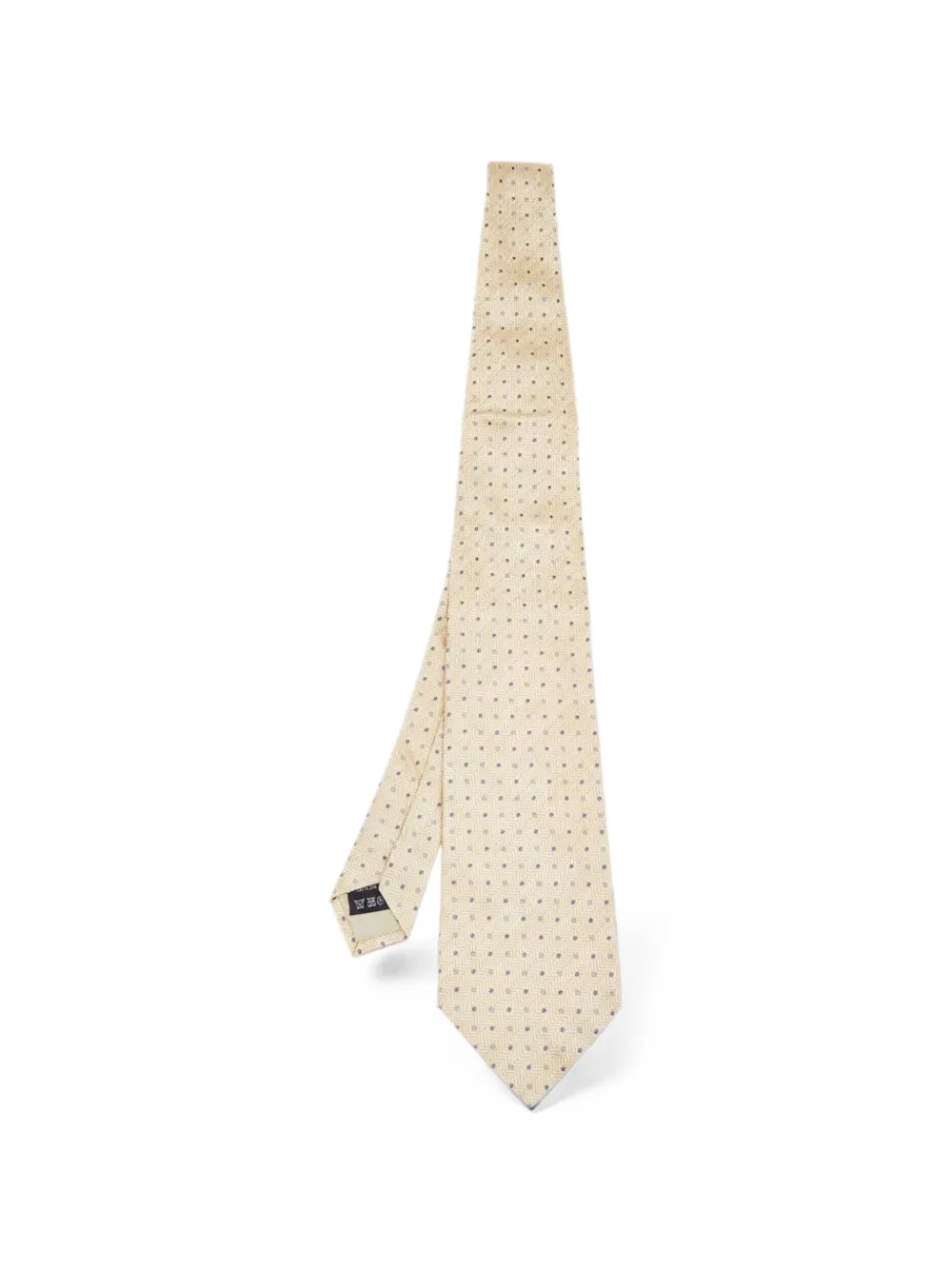 Dunhill pointed tie - Giallo