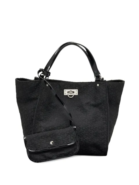 DKNY Vintage monogram-canvas tote bag