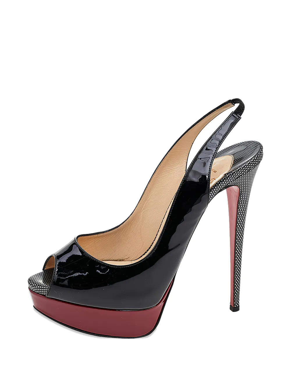 Christian Louboutin Pre-Owned Lady Peep platform pumps - Schwarz