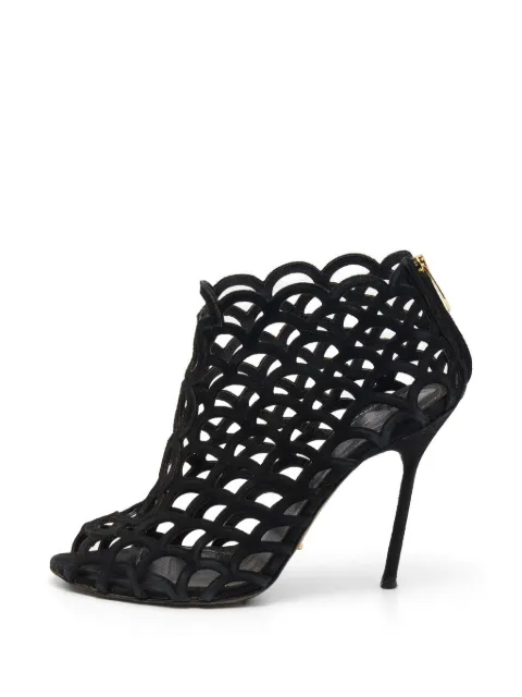 Sergio Rossi caged open-toe ankle boots