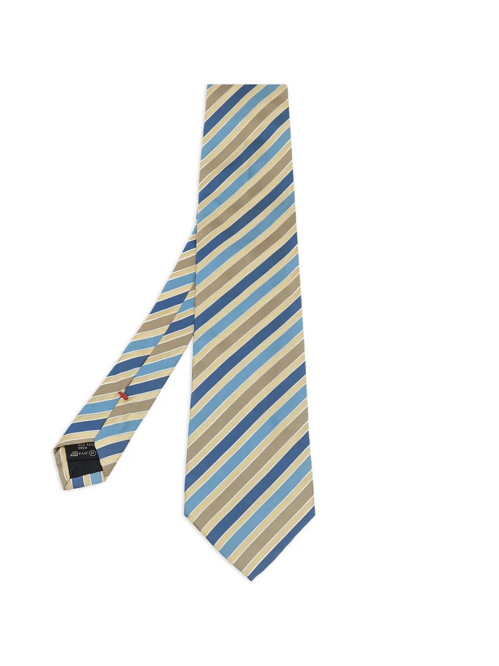 Ermenegildo Zegna Vintage striped silk tie - Toni neutri