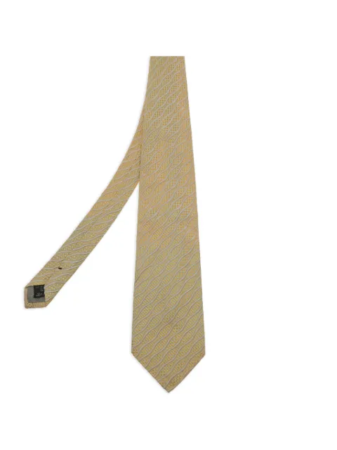Ermenegildo Zegna Vintage corbata de seda con motivo en jacquard
