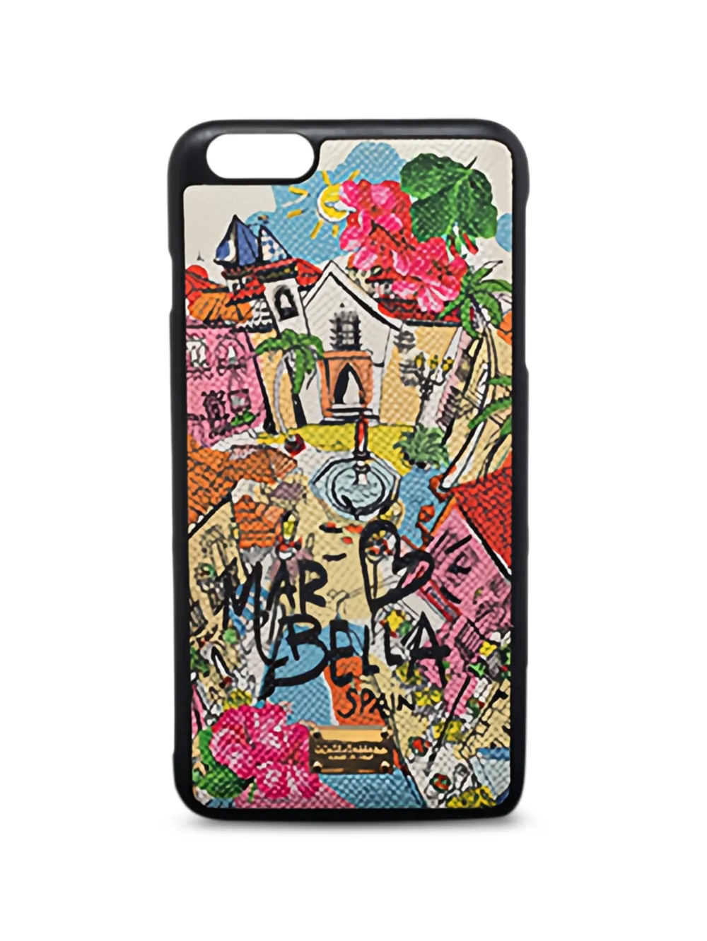 Dolce & Gabbana Pre-Owned Marbella leather phone case - Rosa