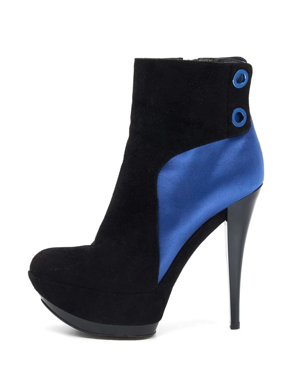 Casadei Vintage platform ankle boots - Schwarz