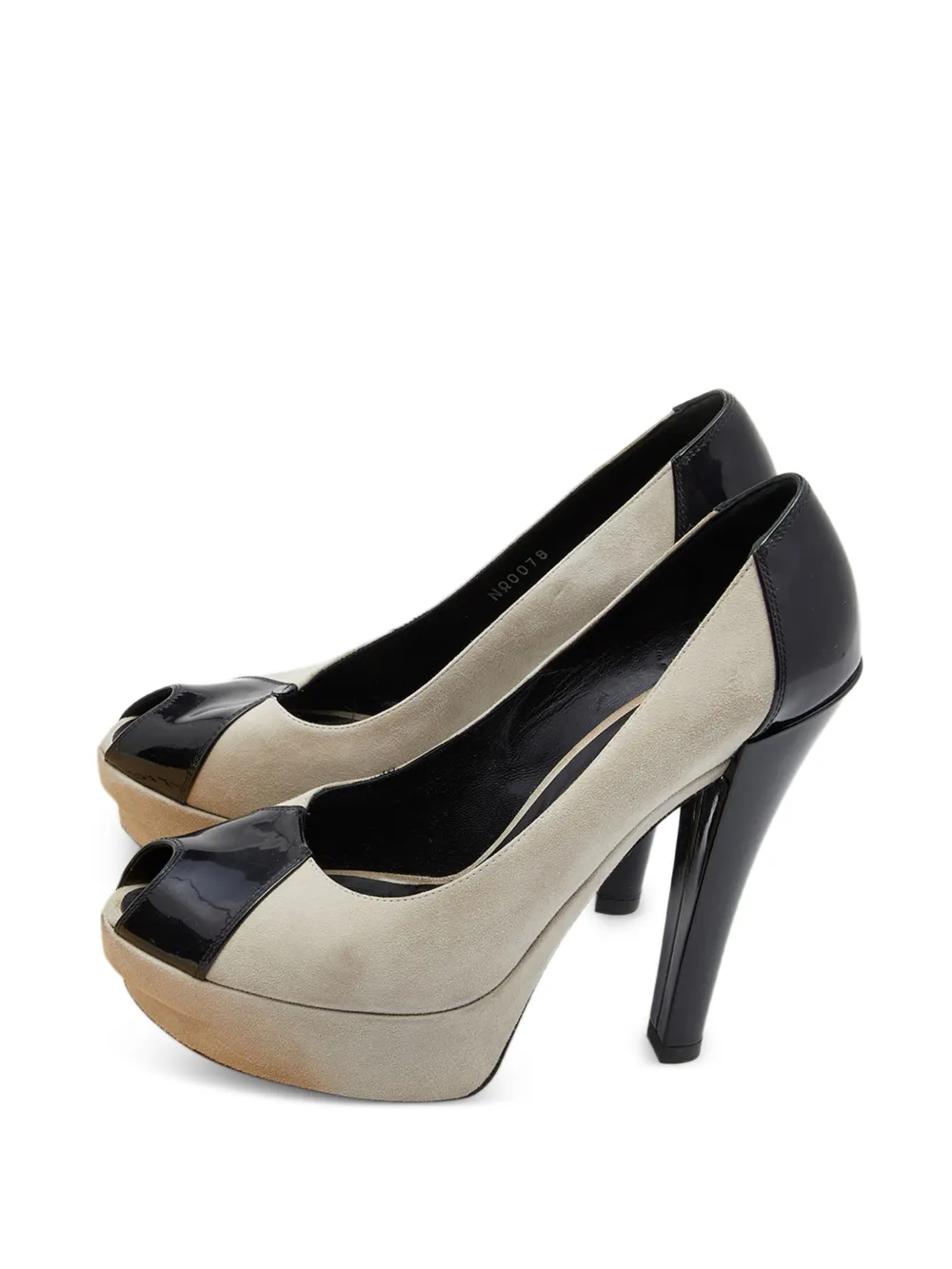 Louis Vuitton Pre-Owned peep-toe platform pumps - Toni neutri