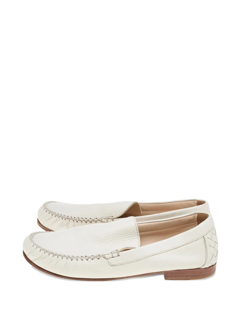Bottega Veneta Pre-Owned Intrecciato leather loafers - Toni neutri