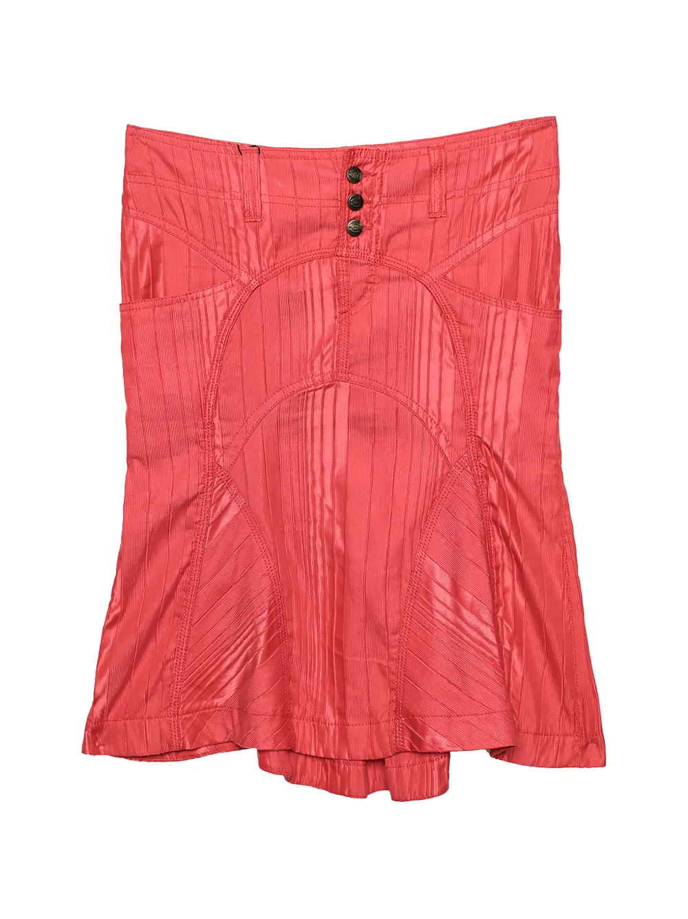 Just Cavalli textured mini skirt - Rot