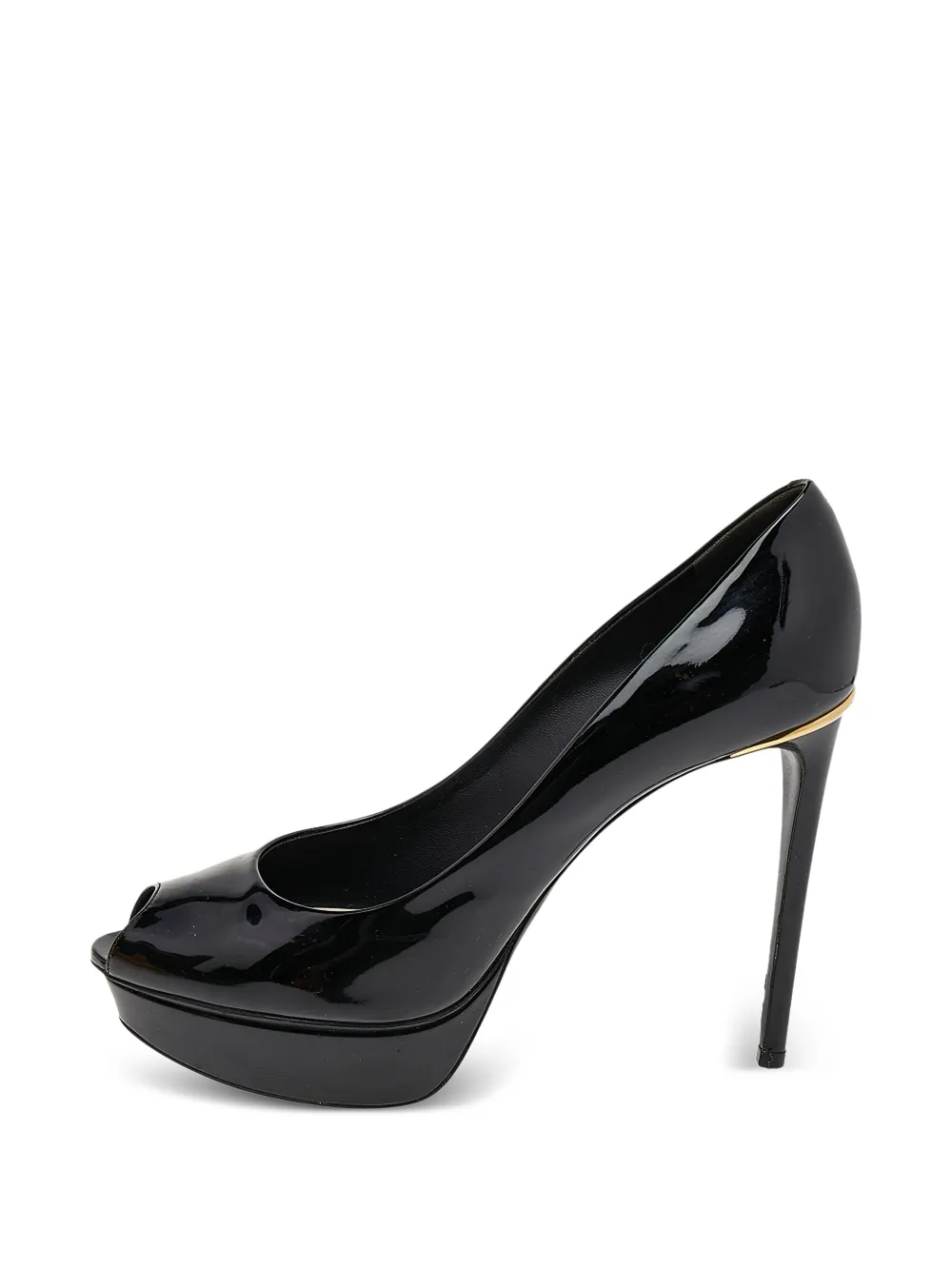 Louis Vuitton Pre-Owned Eyeline peep-toe pumps - Nero