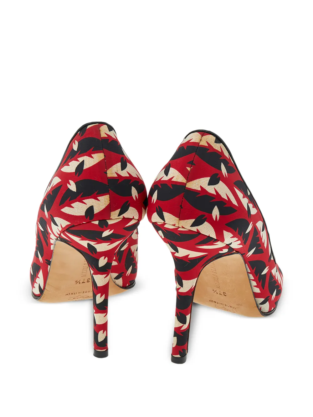 Manolo Blahnik Peep-toe pumps - Rosso