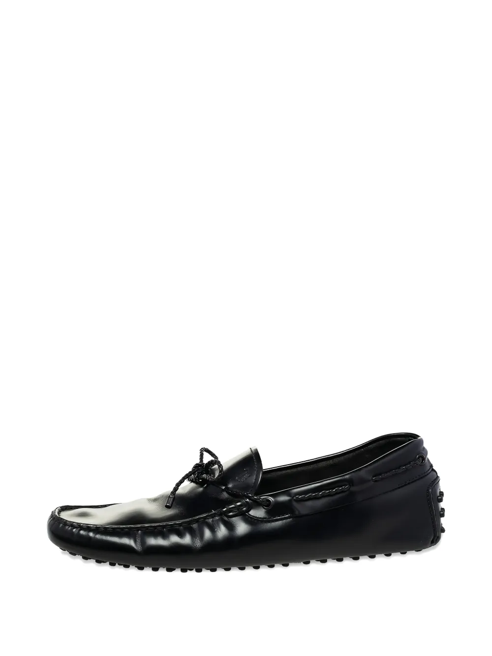 Tod's bow detail loafers - Schwarz