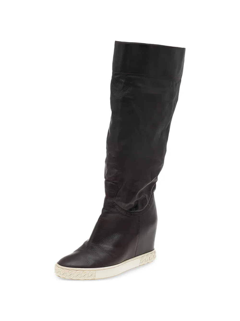 Casadei round-toe boots - Black