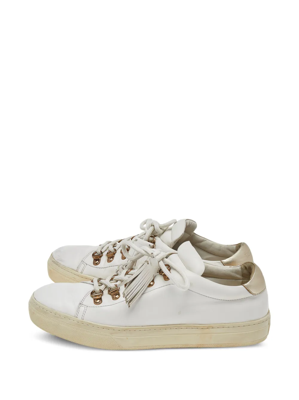 Tod's Vintage tassel-trim sneakers - Weiß