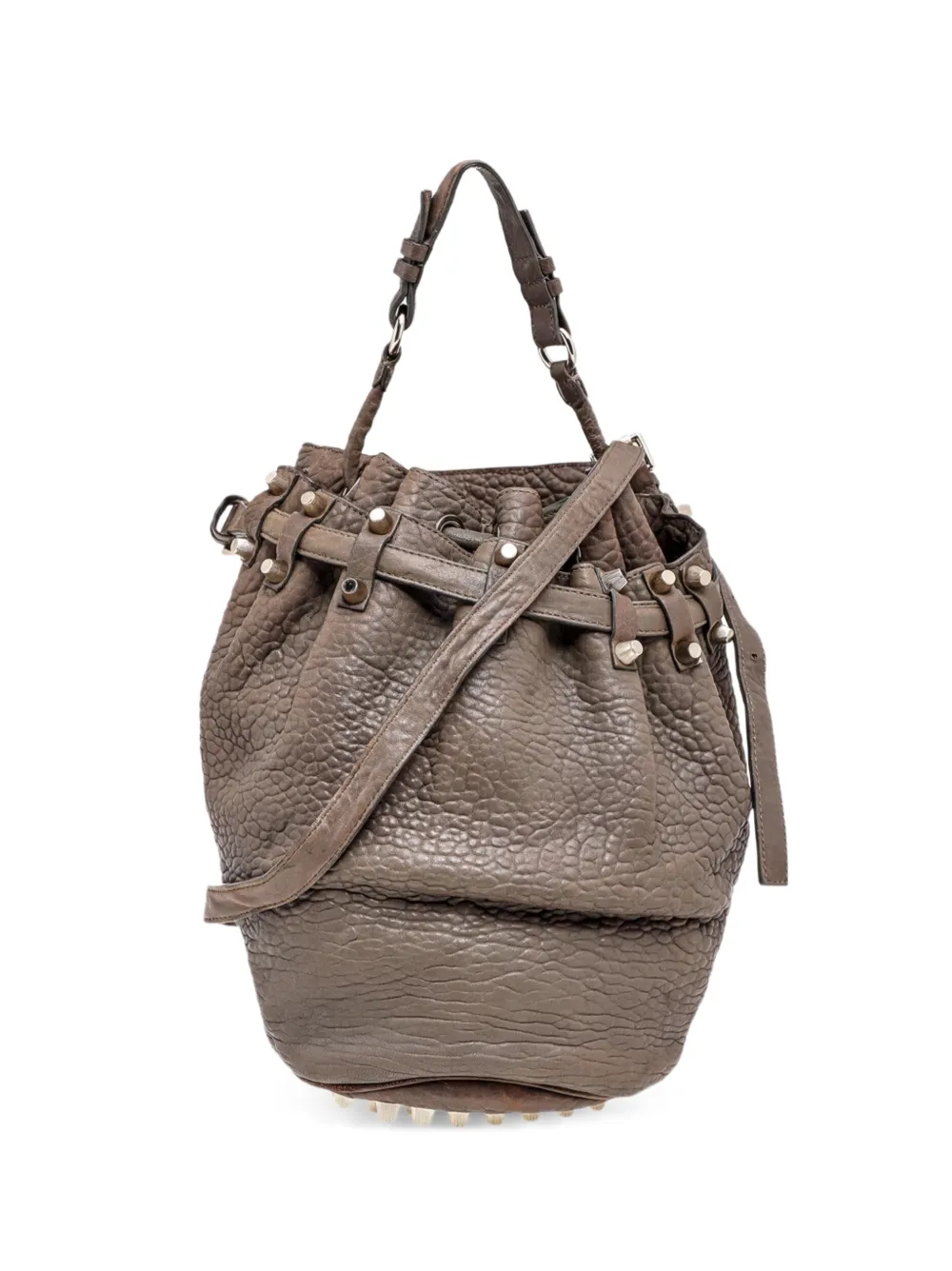 Alexander Wang Diego calf leather bucket bag - Brown