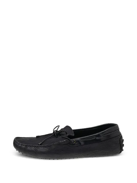 Tod's Vintage ballerines en cuir à détail de nœud