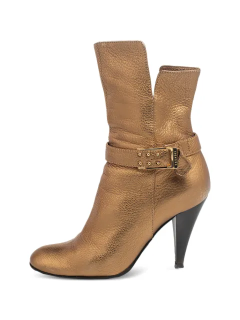 Casadei Vintage buckled leather ankle boots
