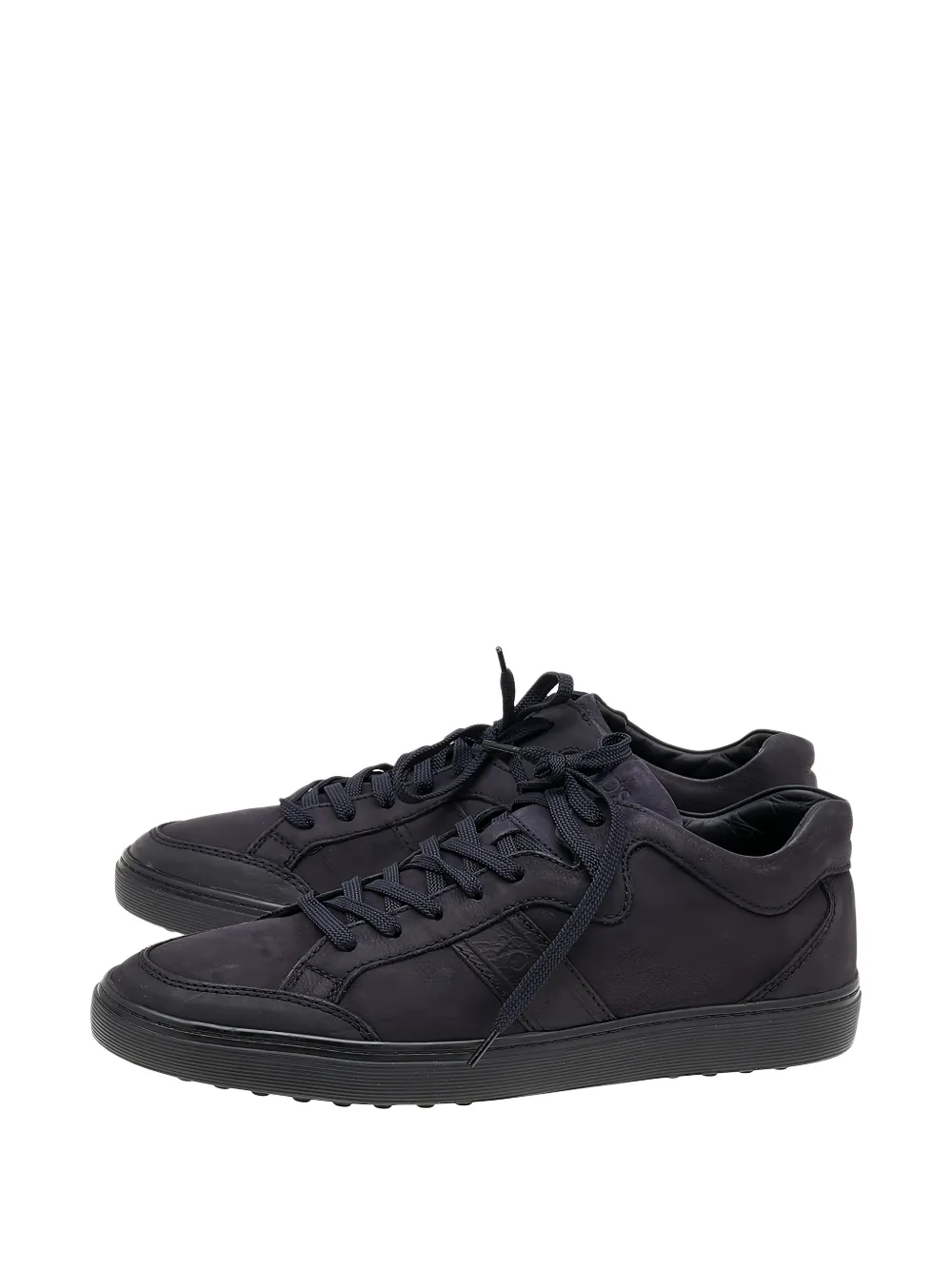 Tod's low-top leather sneakers - Blau