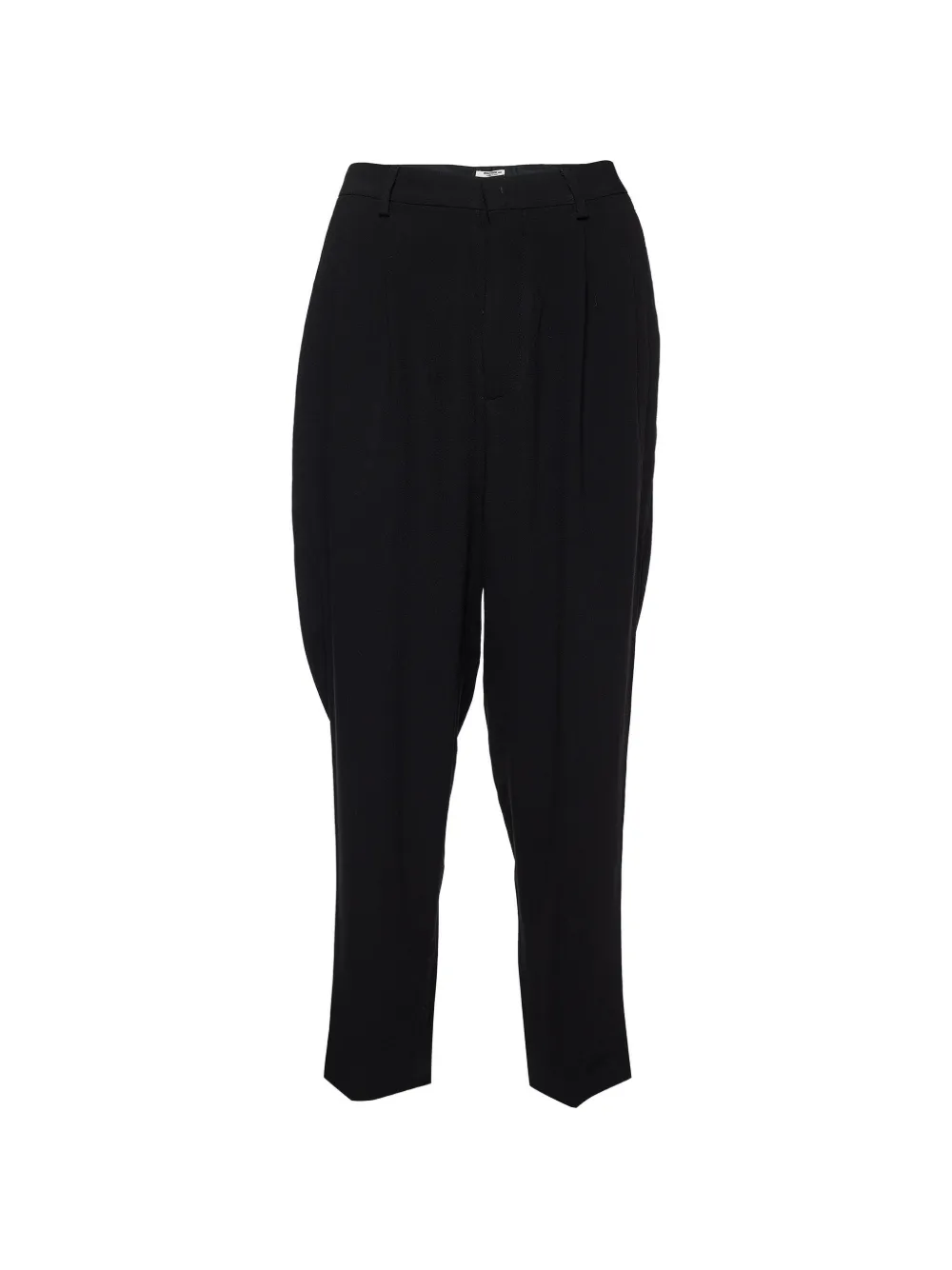 Miu Miu Pre-Owned crepe tapered trousers - Nero