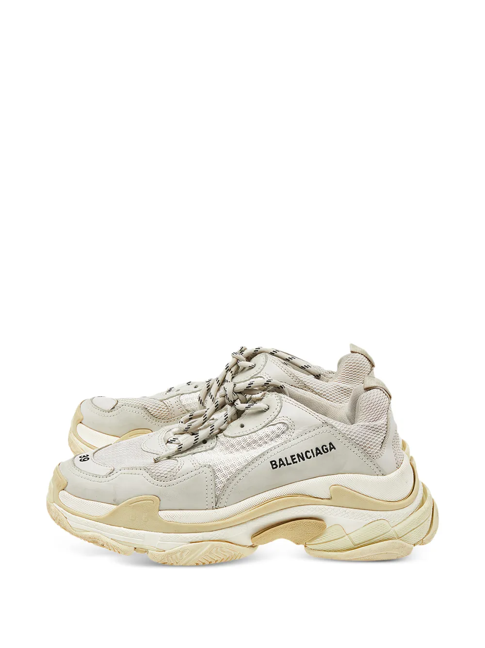 Balenciaga Pre-Owned Triple S low-top sneakers - Nude