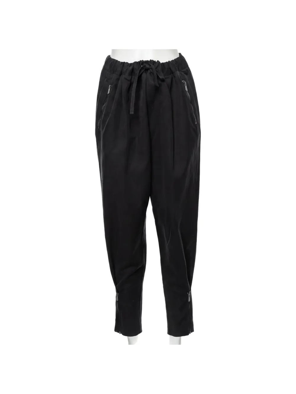Bottega Veneta Pre-Owned zip-detail trousers - Nero