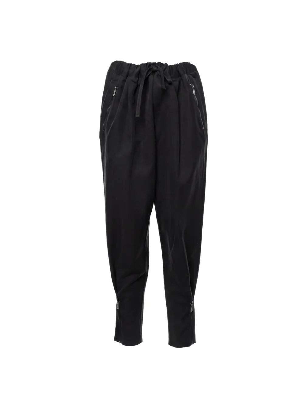 Bottega Veneta Pre-Owned zip-detail trousers - Nero