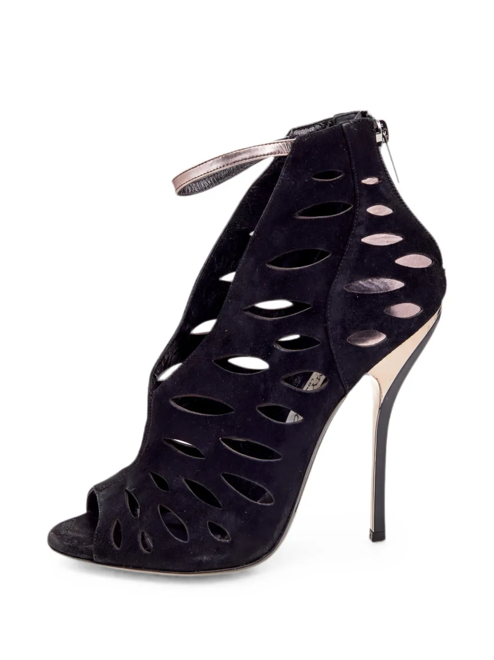 Jimmy Choo Pre-Owned Drift cutout ankle boots - Schwarz
