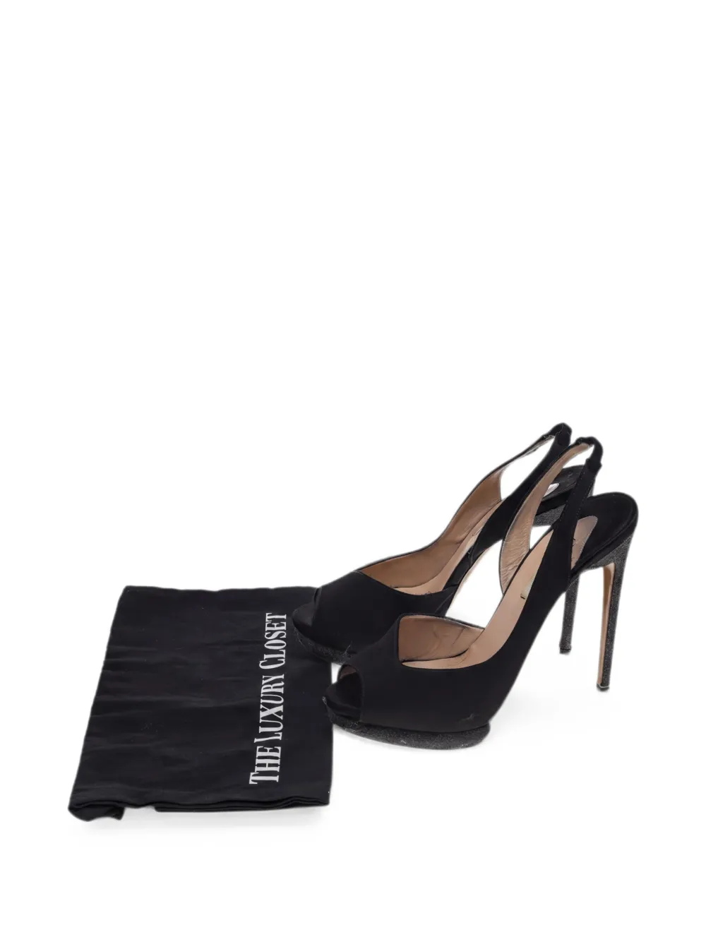 Nicholas Kirkwood platform slingback sandals - Schwarz