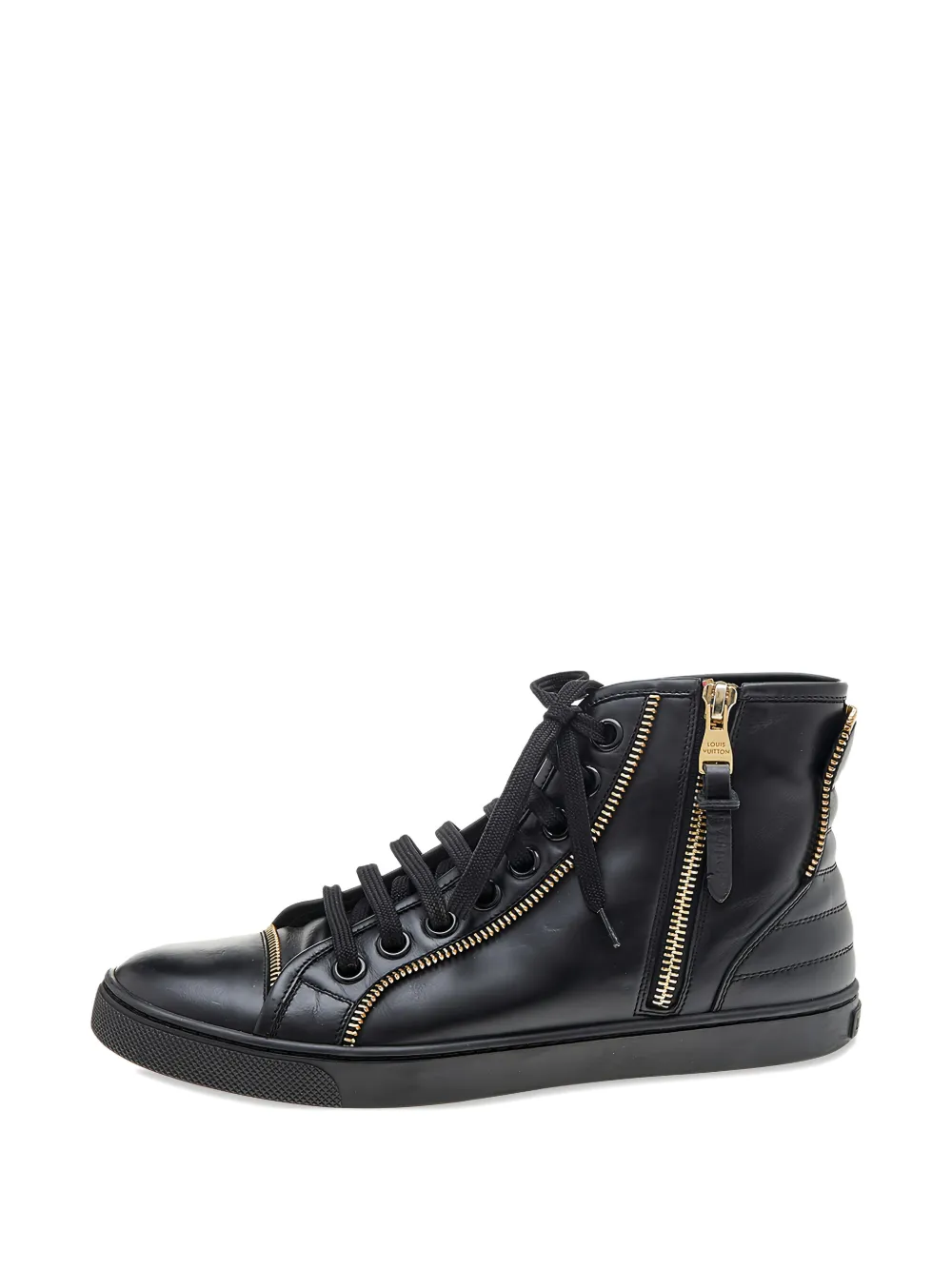Louis Vuitton Pre-Owned zip-up sneakers - Nero