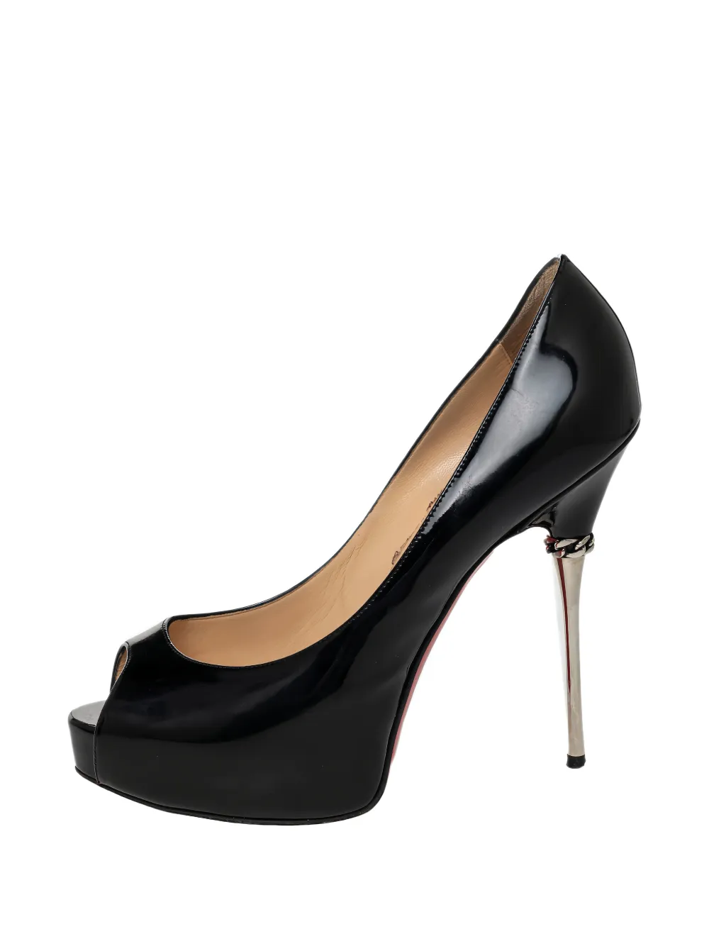 Christian Louboutin Pre-Owned Miss Desprez chain-detail pumps - Nero
