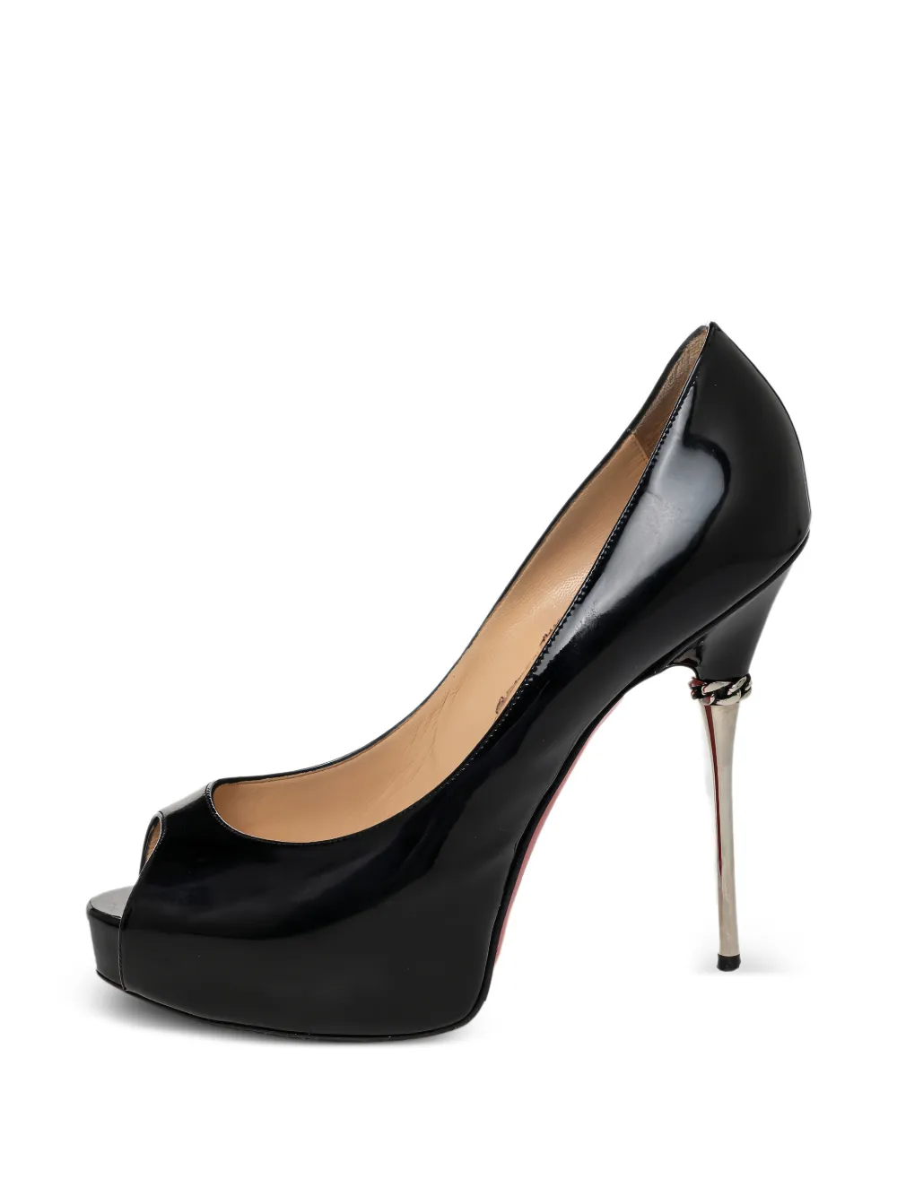 Christian Louboutin Pre-Owned Miss Desprez chain-detail pumps - Schwarz