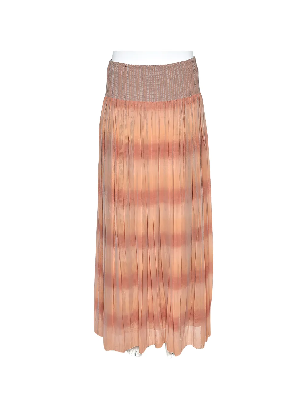 Cavalli Class layered maxi skirt - Orange
