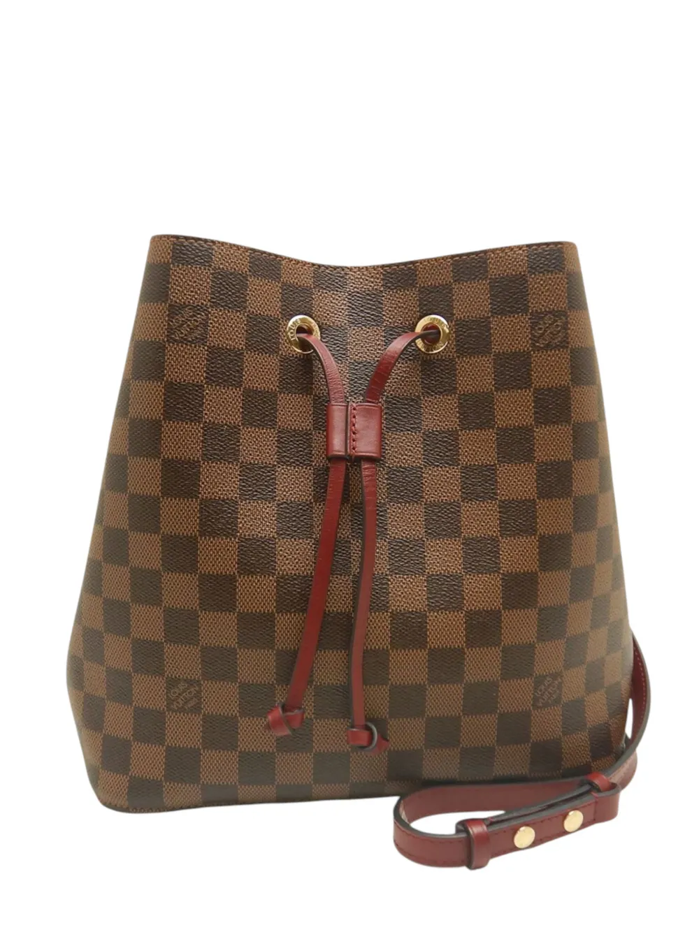 Louis Vuitton Pre-Owned 2019 Damier Ebene Neonoe MM bucket bag - Marrone