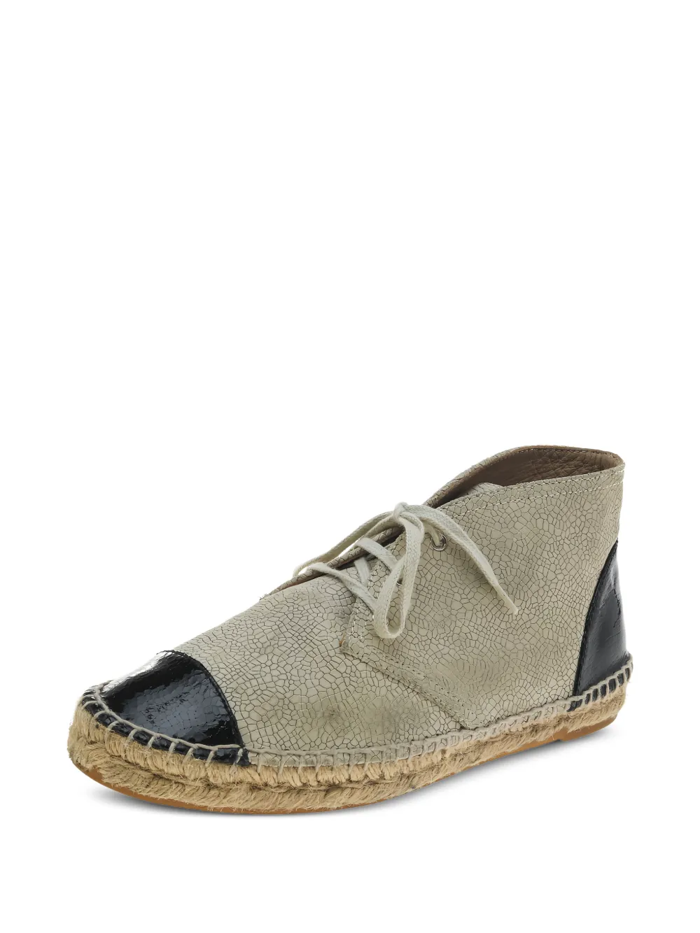 CHANEL Pre-Owned cap toe espadrille sneakers - Nude